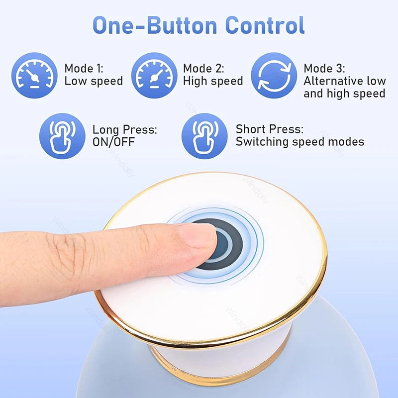 2025 Electric Cordless Head Scalp Massager With 4 Kneading Massage Heads Hair Growth Body Stress Relax Relaxtion Cat Pet Claw